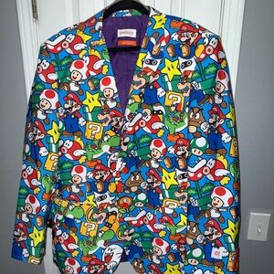 OppoSuits Men's Vibrant Gaming Print‎ Blazer